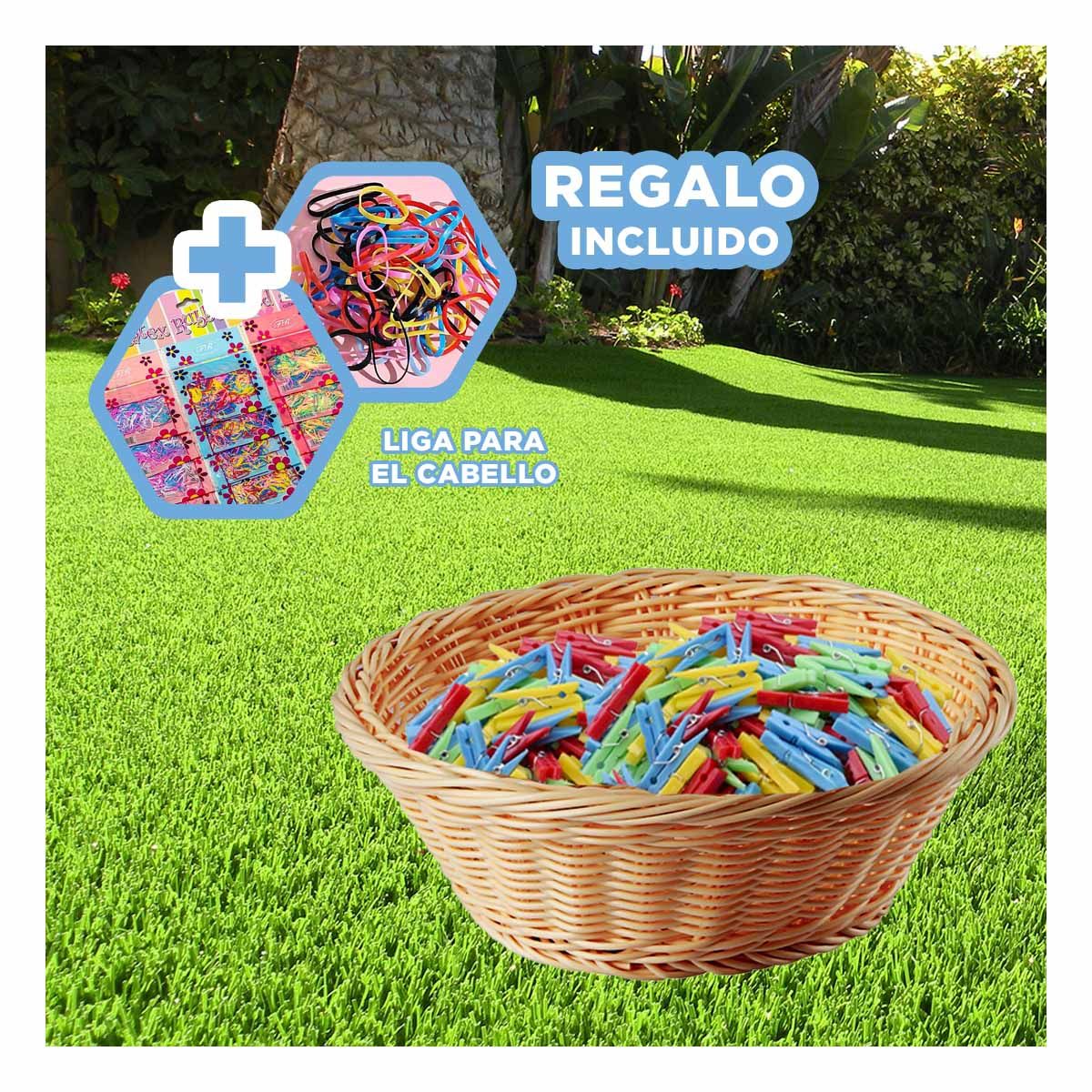 GENERICO - Pack9 Ganchos de Plástico para Toda Prenda Y+Ligas de Regalo