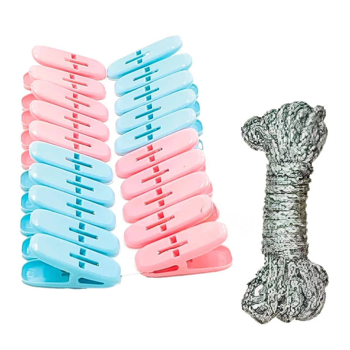 GENERICO - Pack9 Colgadores para Colgar Ropa sin Deformarla Multicolor