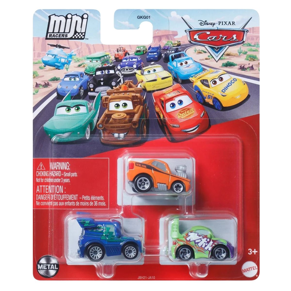 DISNEY PIXAR - Disney Pixar Cars Tuner Dj Snot Rod Y Wingo - Mini Racers