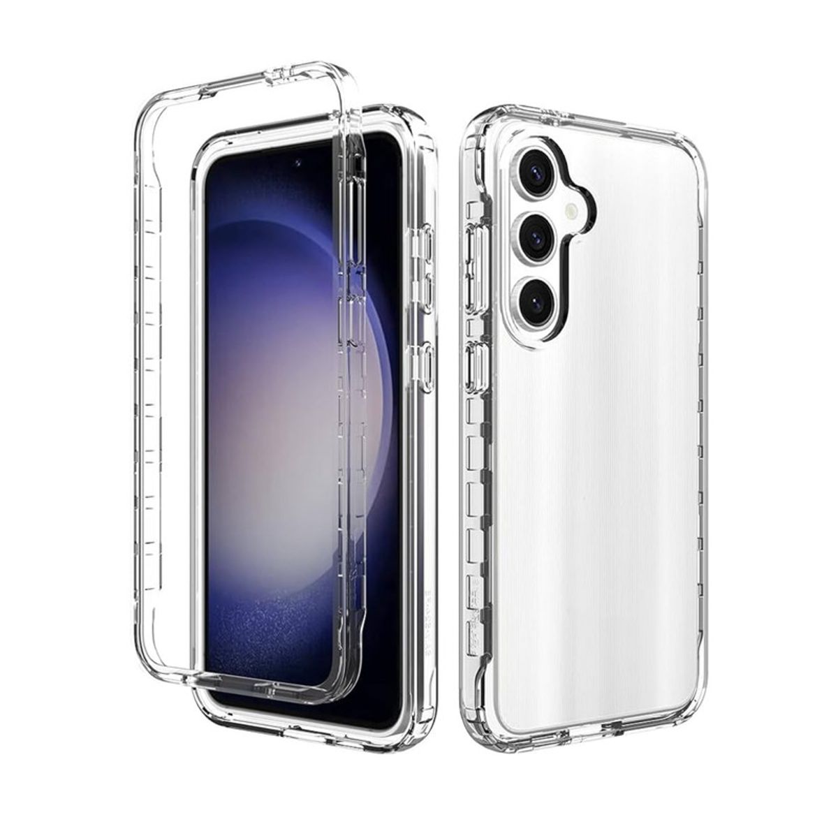 CASE - Case 360 3 EN 1 Clear Para Samsung S24 FE