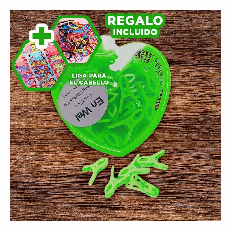 RYBIU IMPORT - Pack12 Recipiente Perfecto en Verde Y+Ligas de Regalo