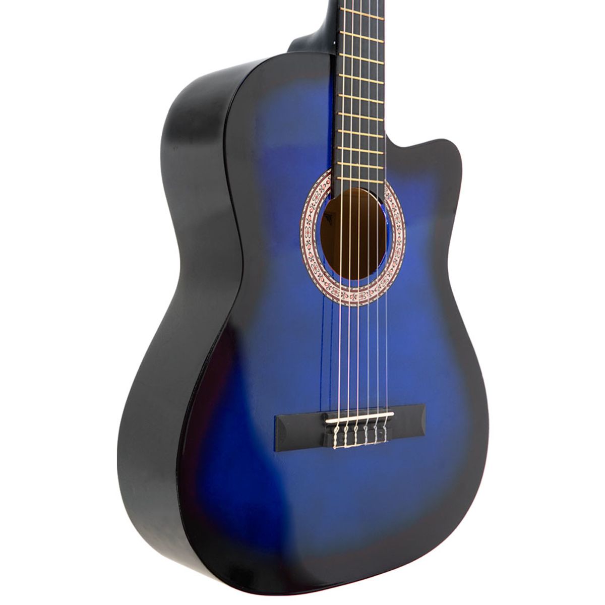 DJERSEN - Guitarra Acústica Clásica de Nylon Djersen DJ39 BL