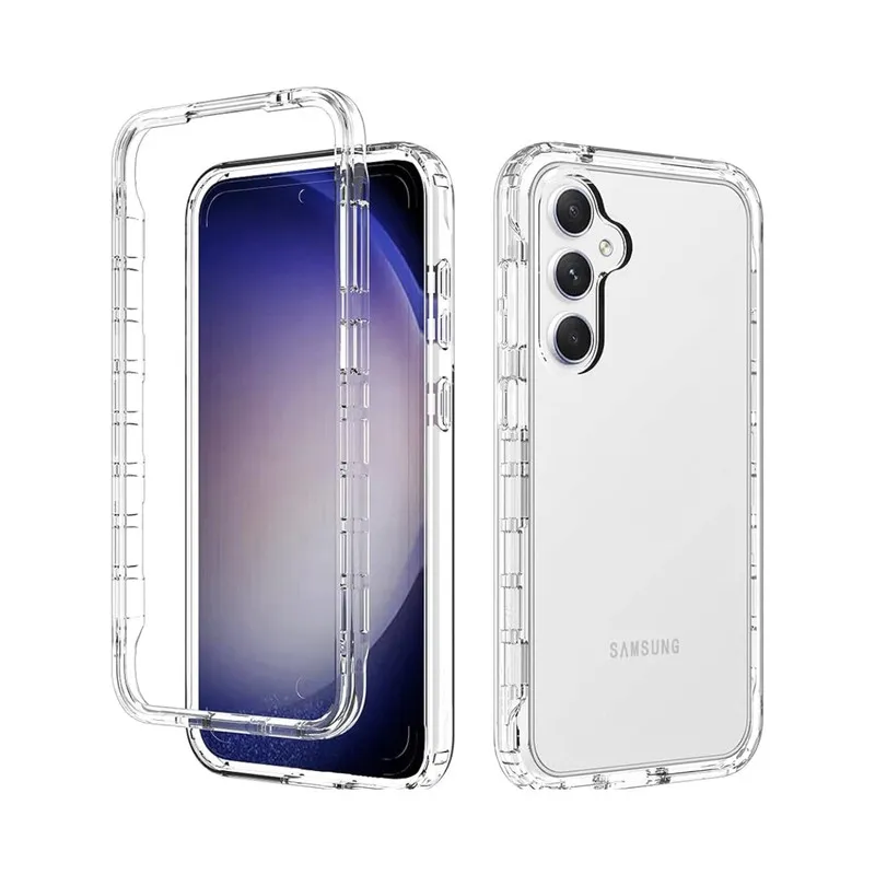 CASE - Case 360 3 EN 1 Clear Para Samsung A56