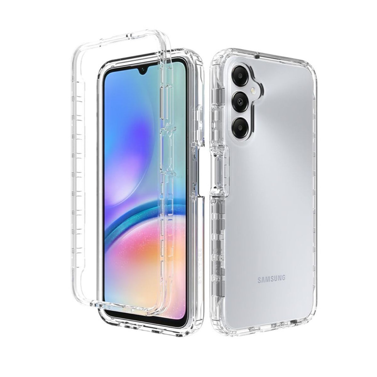 CASE - Case 360 3 EN 1 Clear Para Samsung A55