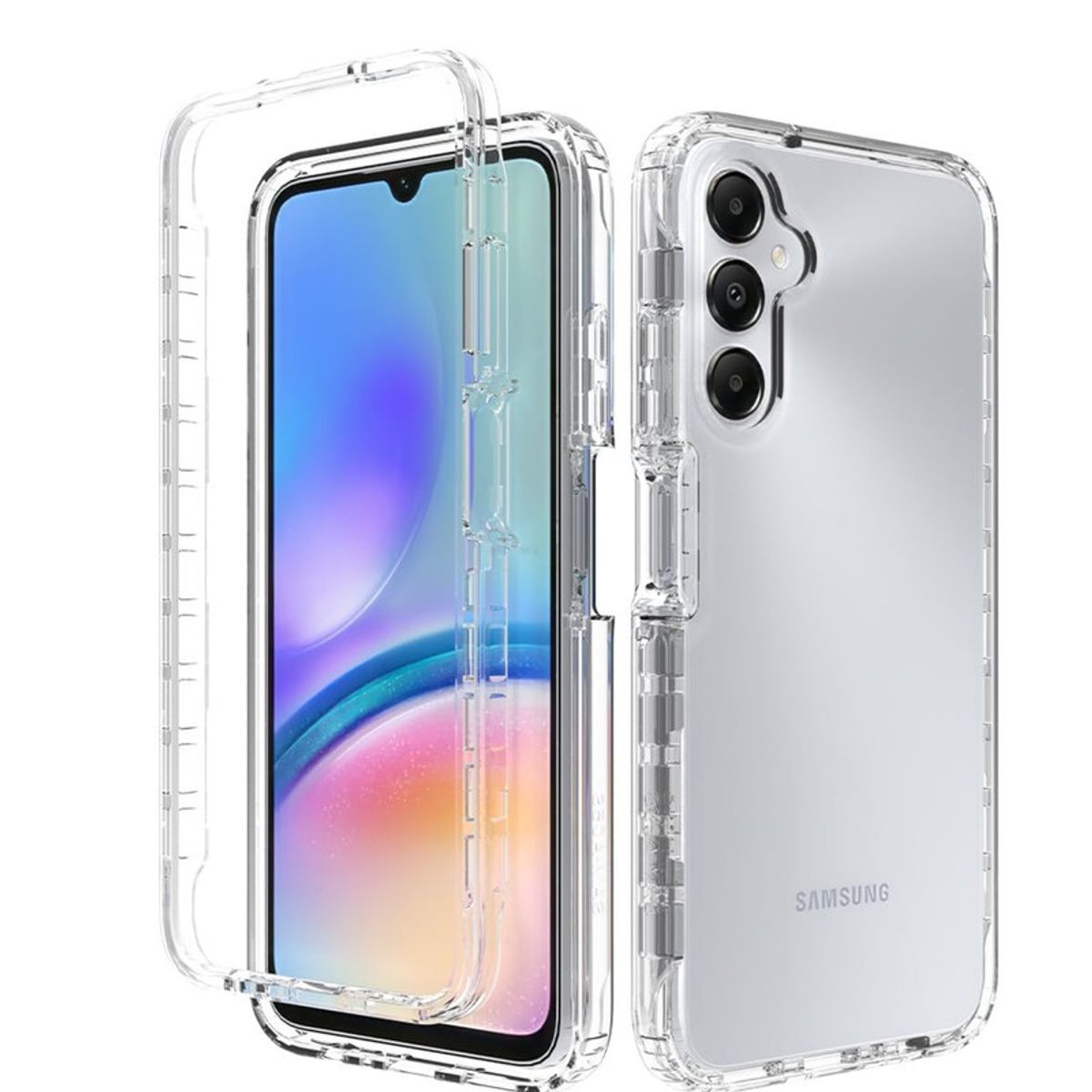 CASE - Case 360 3 EN 1 Clear Para Samsung A05