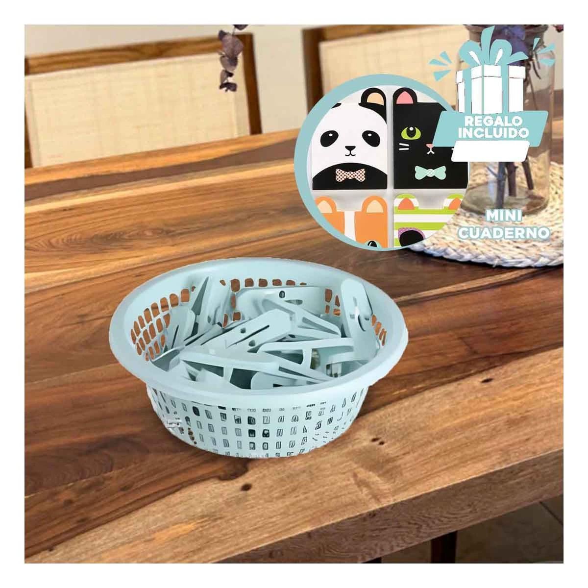 RYBIU IMPORT - Pack6 Contenedor Circular en Verde Y+Regalo Agendita