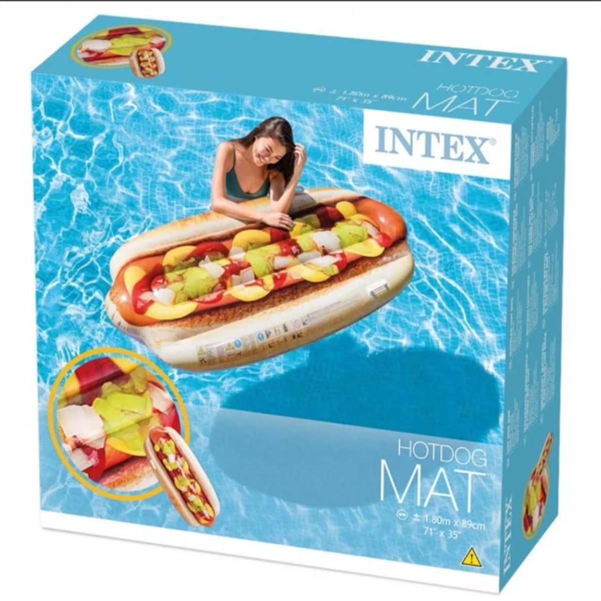 GENERICO - flotador INTEX Hot Dog