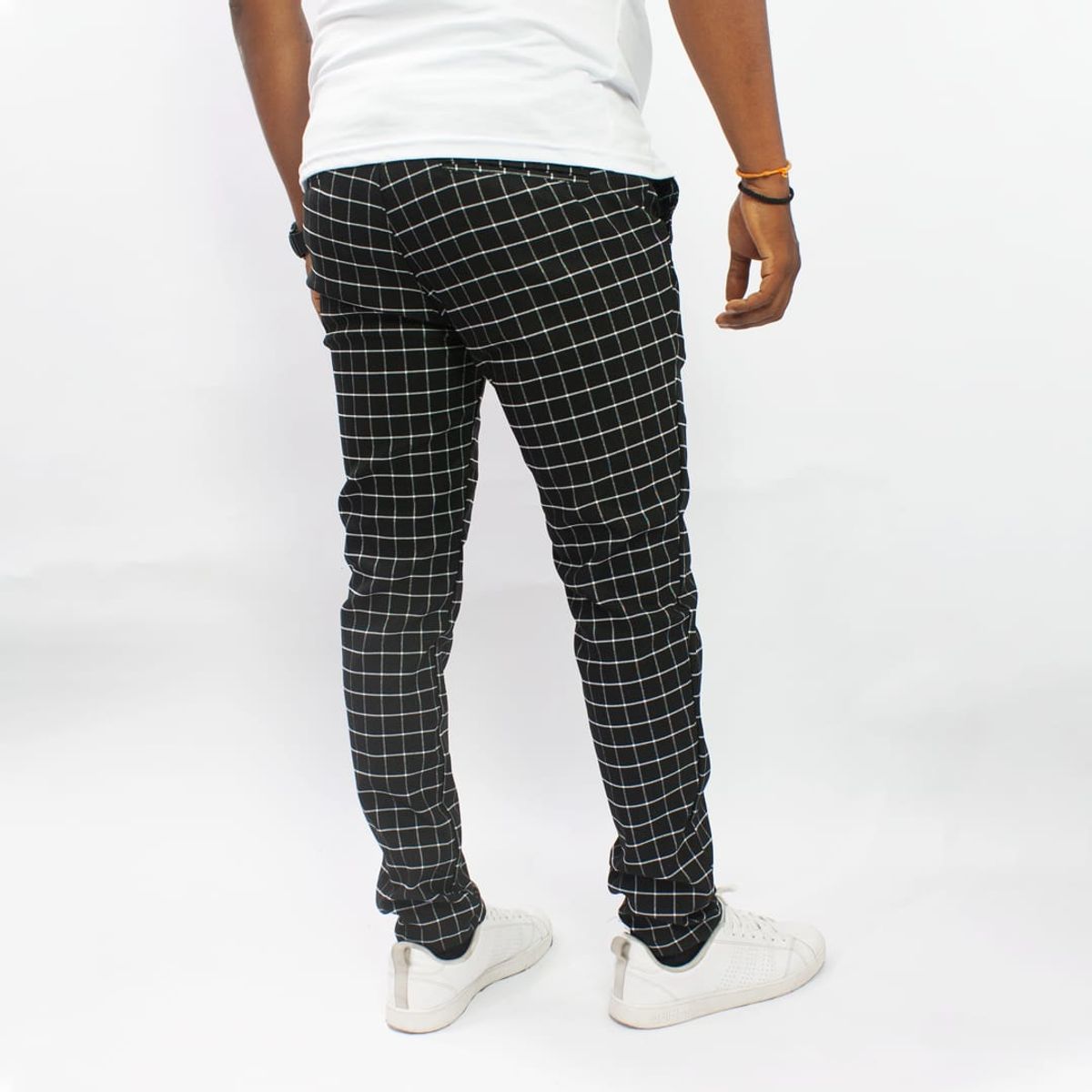 DM DEXMEN - Pantalón Dexmen Gales Cuadros Negro