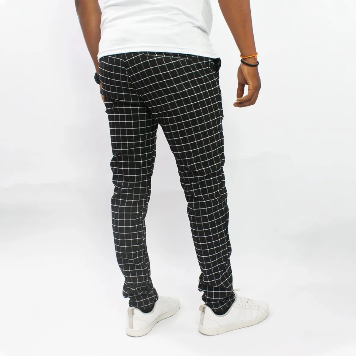DM DEXMEN - Pantalón Dexmen Gales Cuadros Negro