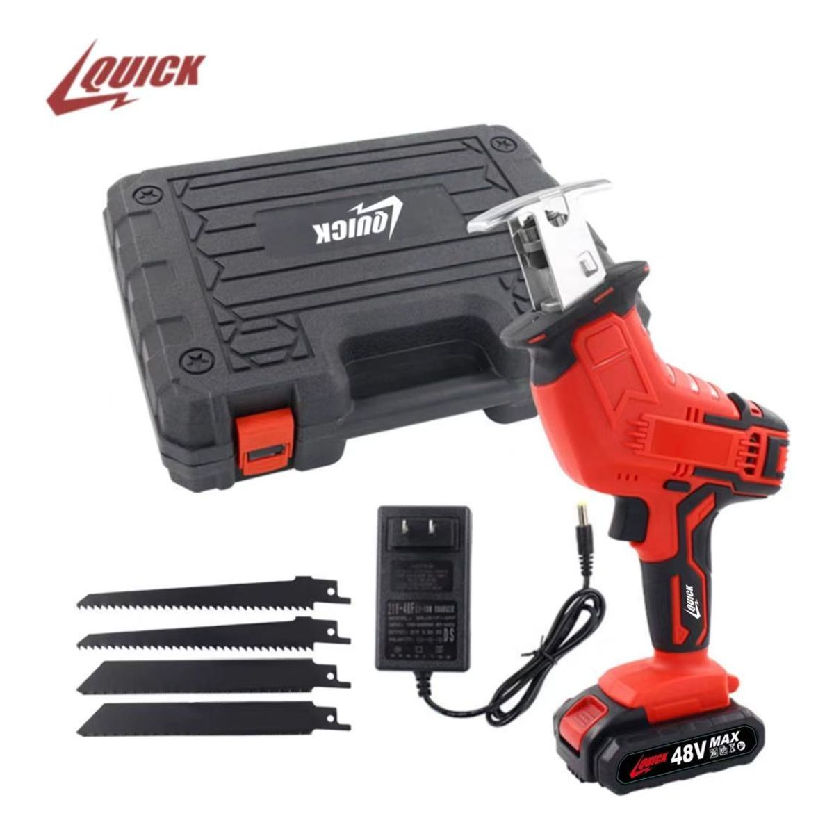 QUICK - Sierra Sable Recíproca Inalámbrica 1 Baterías 48vf-