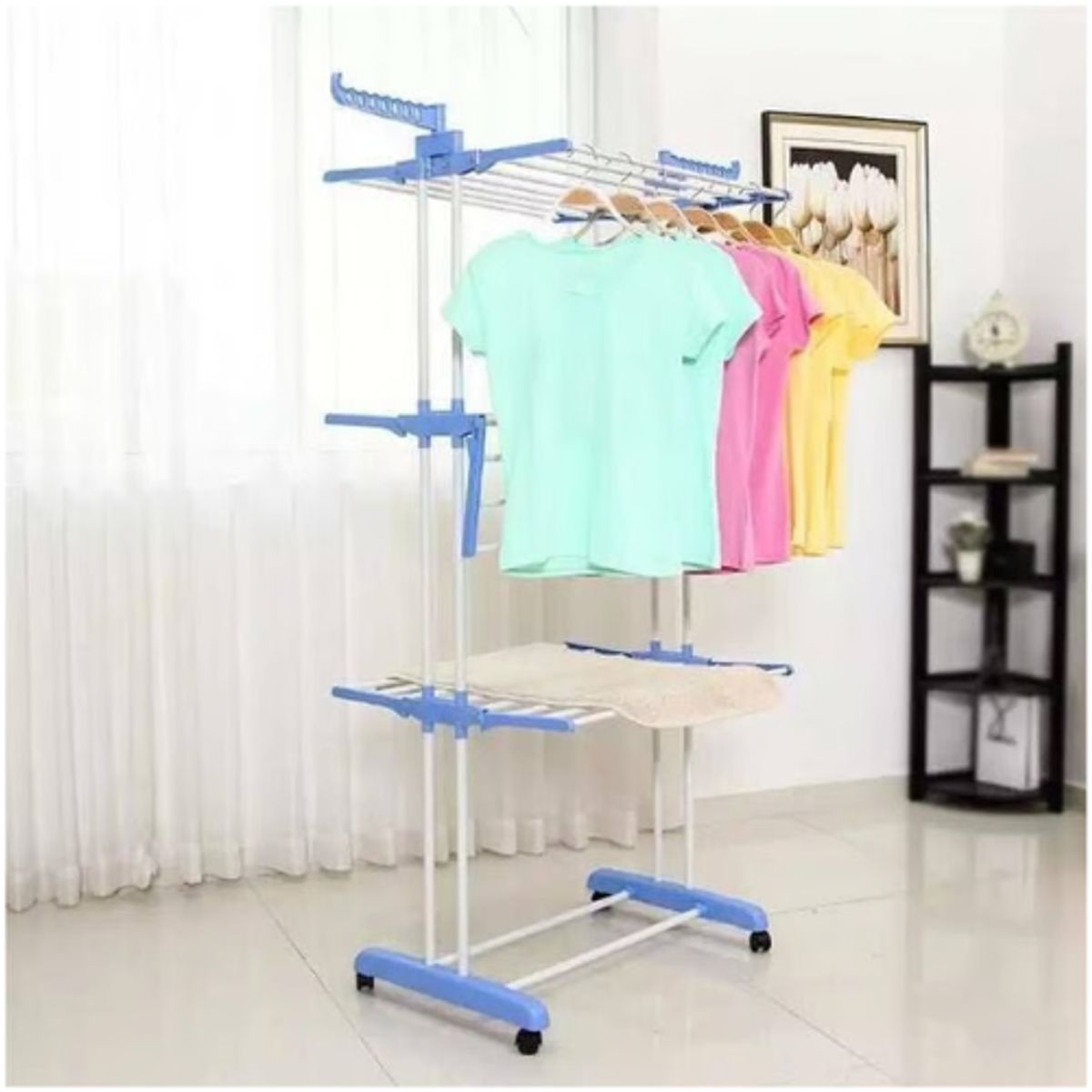 INSPIRA - Colgador de Ropa Tendedero Organizador Plegable 4 Niveles