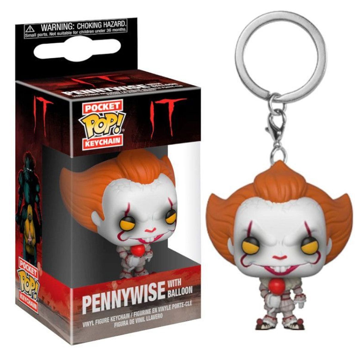 FUNKO - Funko Pop llavero IT - Pennywise con Globo