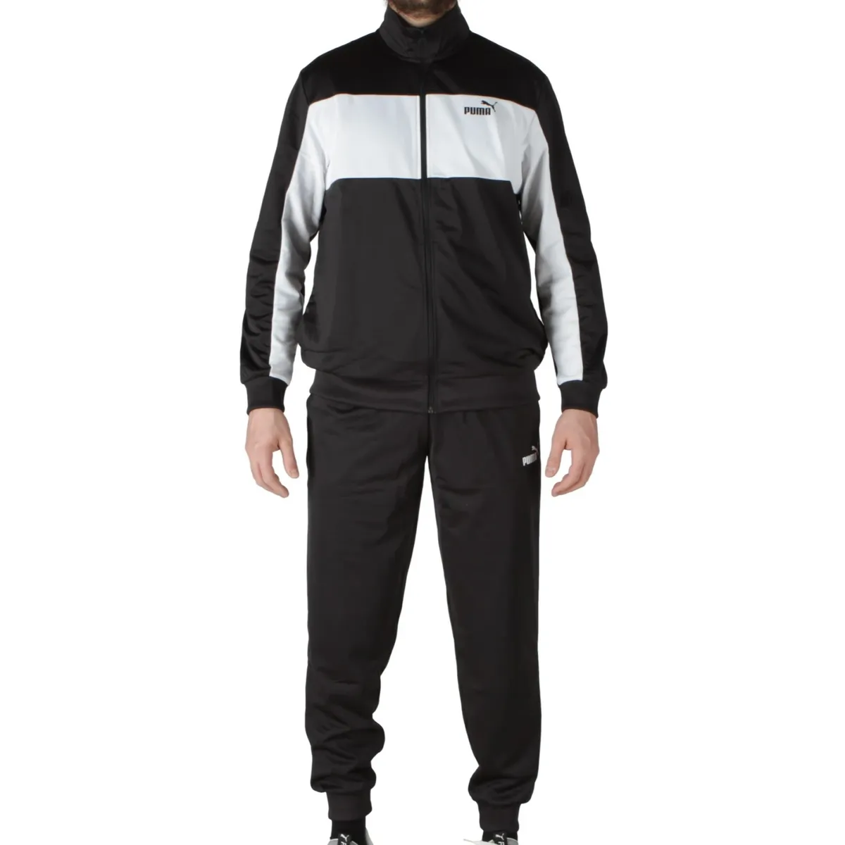 PUMA - Buzo Conjunto Puma Poly Colorblock Suit 687304 01 Negro para Hombre