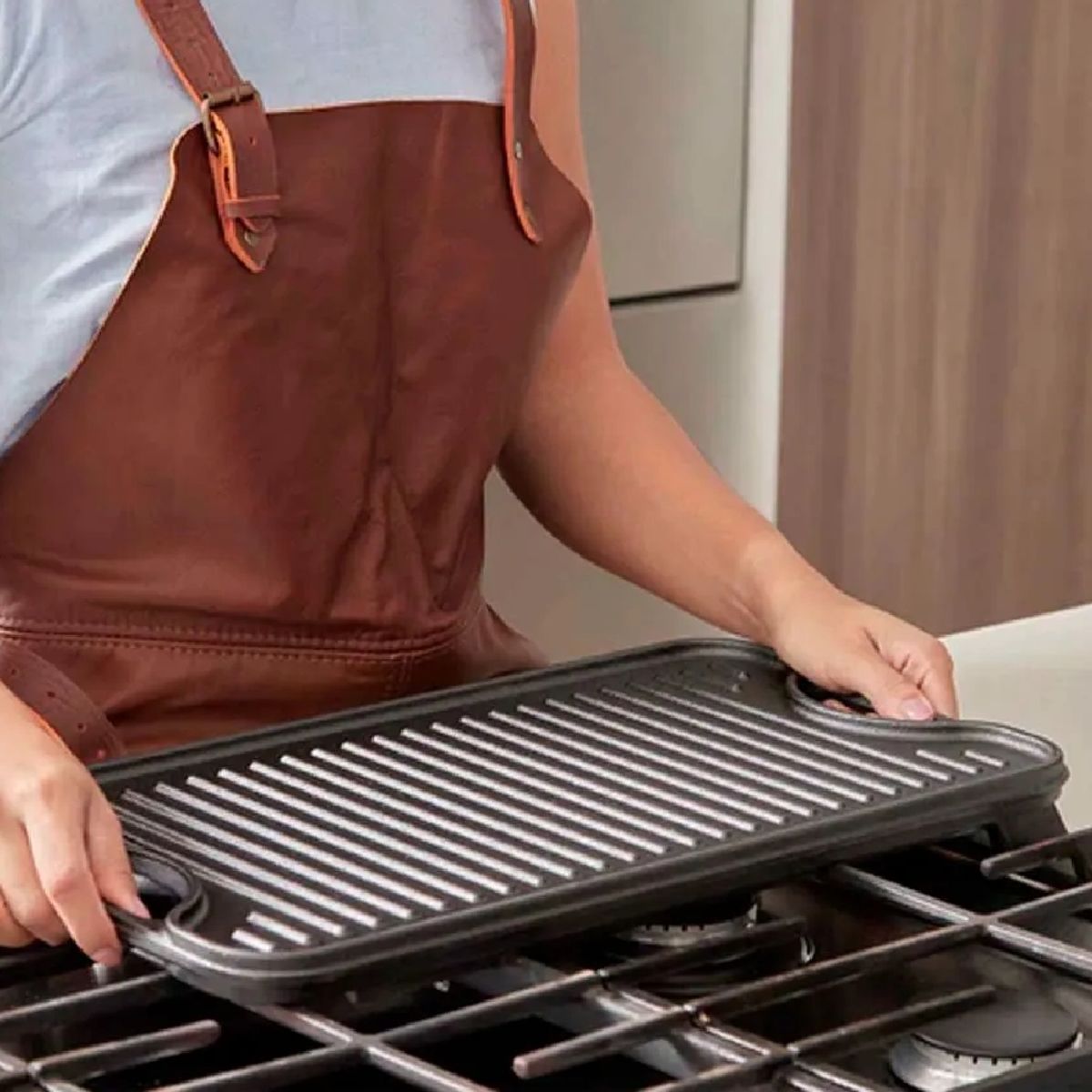 VICTORIA - Plancha Asadora Curada Reversible Rectangular -10128004