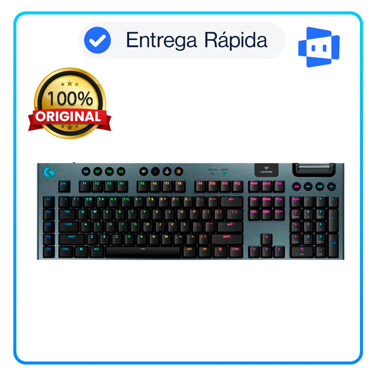 LOGITECH - Teclado Logitech G915 X LIGHTSPEED Bluetooth LIGHTSYNC RGBKeyControl