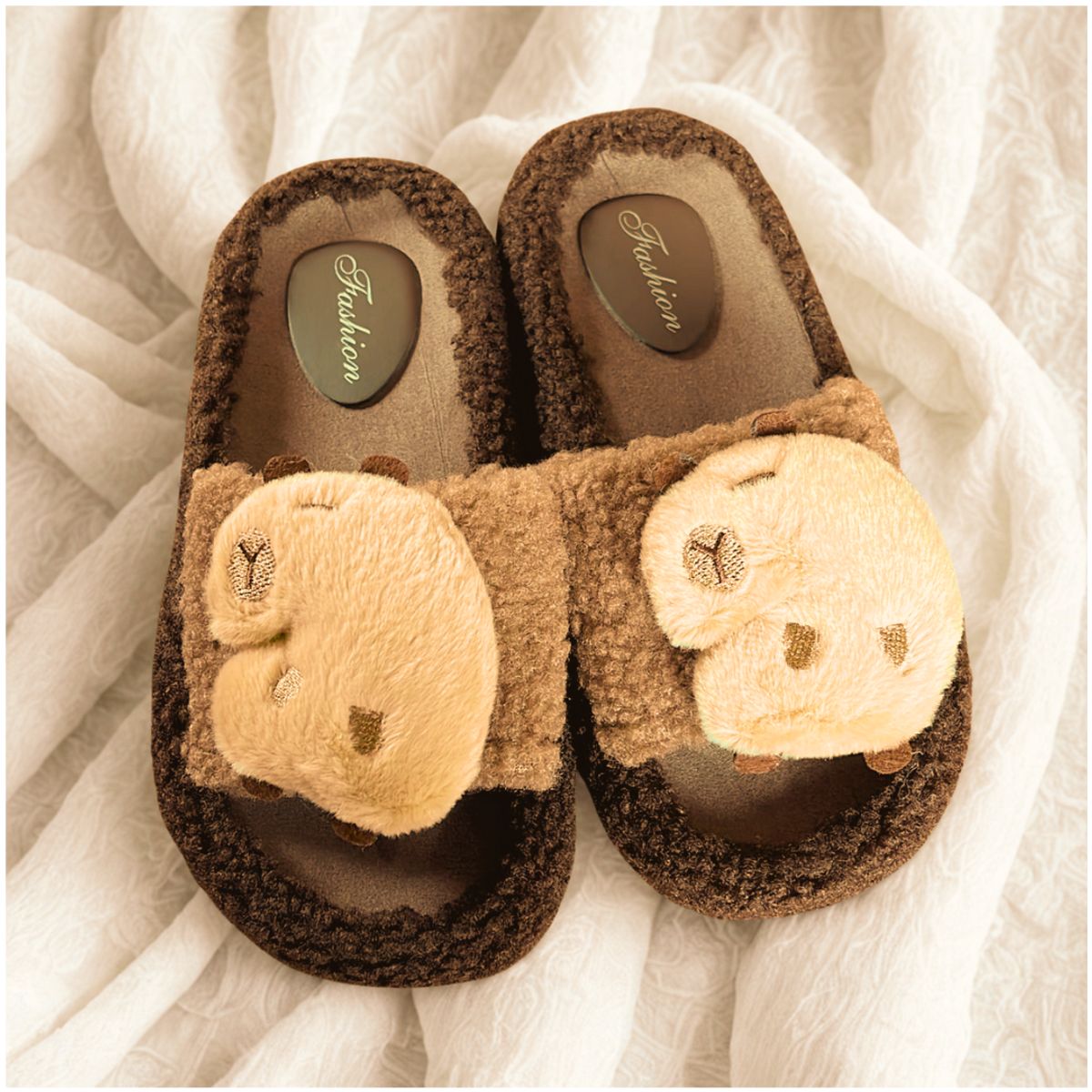 INSPIRA - Sandalias Pantuflas de Capibara Kawai