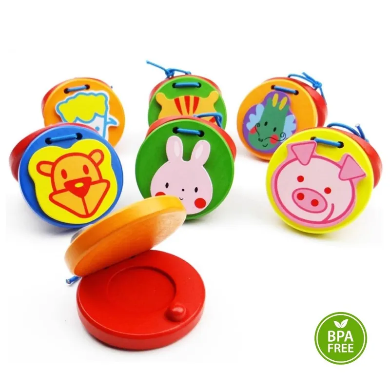 GENERICO - Par De Castañuelas De Animalitos