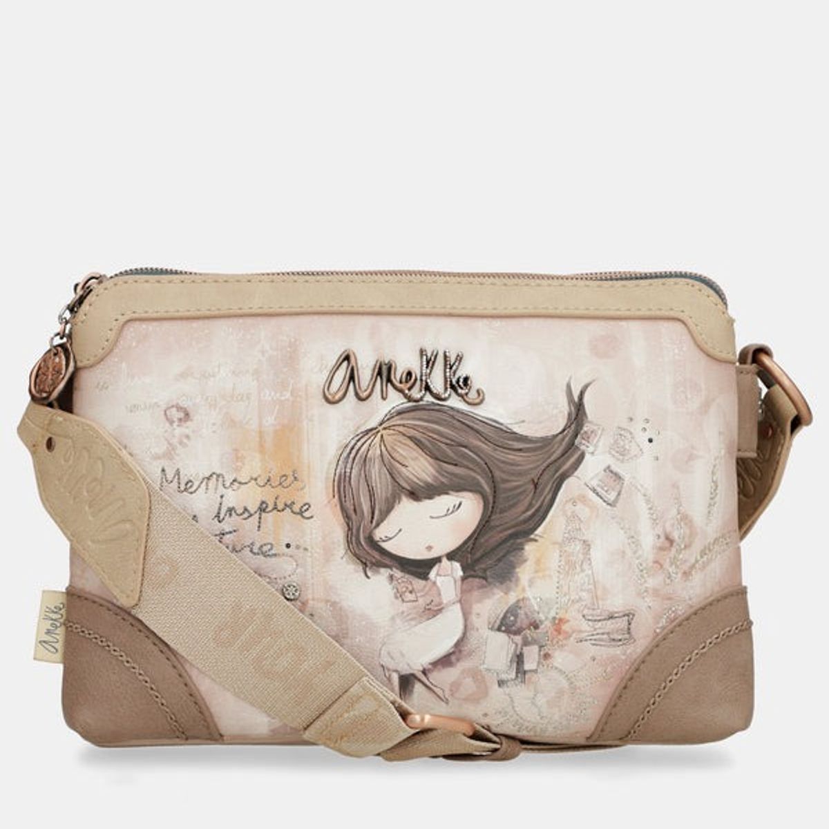 GENERICO - Crossbody morral Doble Compartimento-Anekke Memories