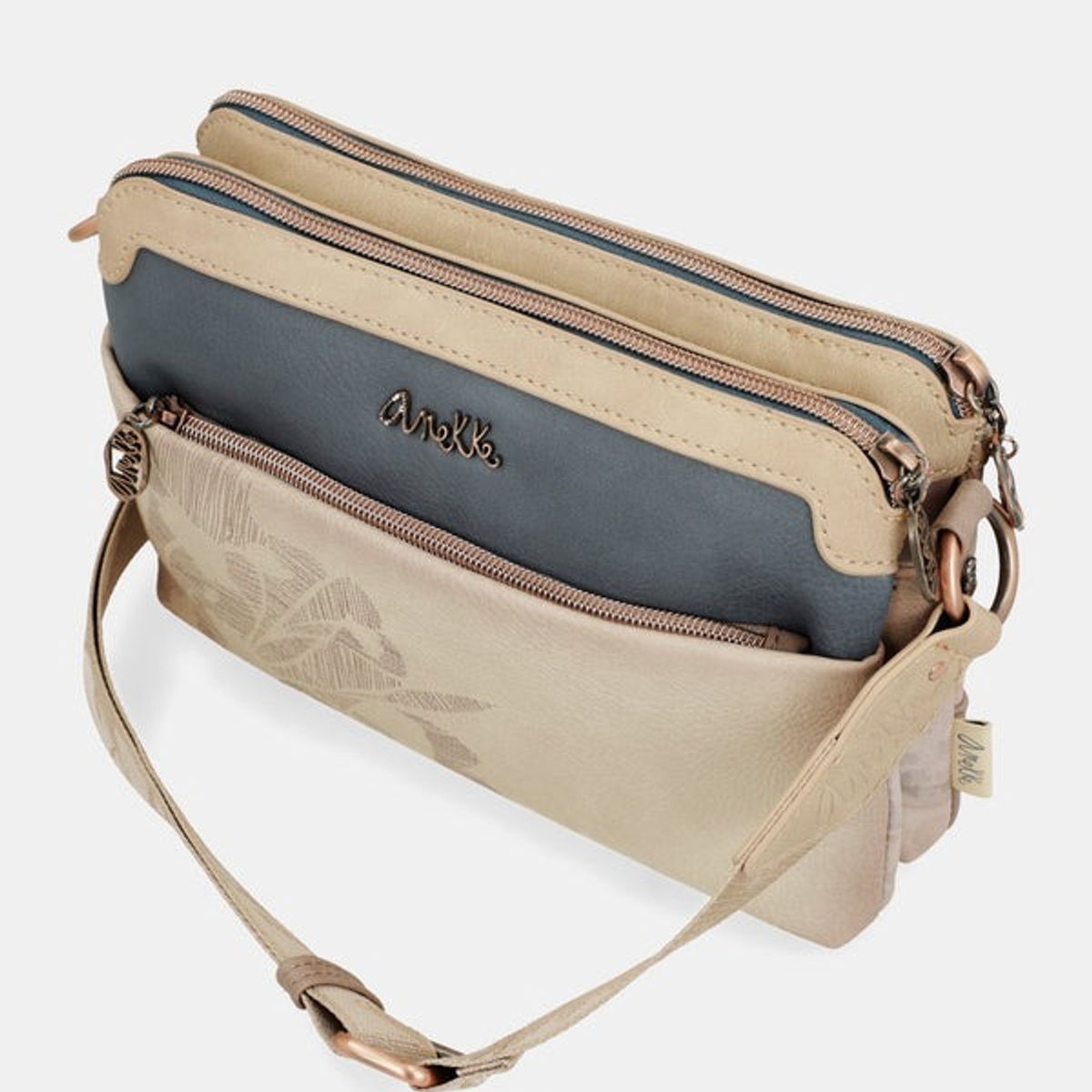 GENERICO - Crossbody morral Doble Compartimento-Anekke Memories