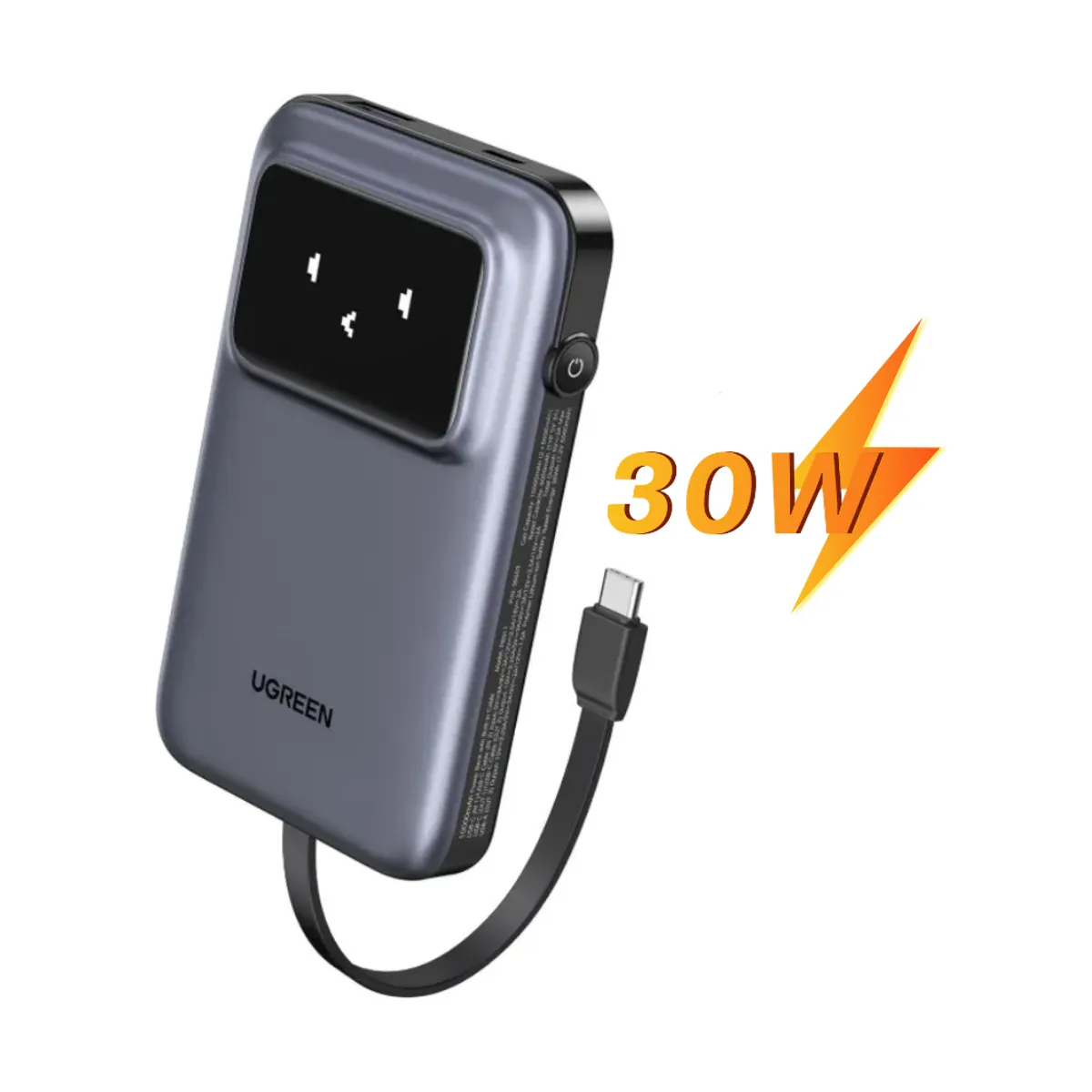 UGREEN - Cargador Bateria Portatil Carga Rapida 30W Power Bank UGREEN 10000mAh