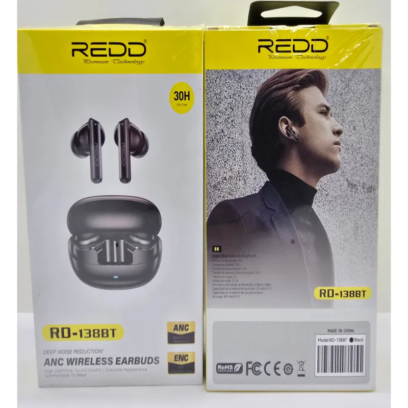 GENERICO - AUDIFONOS REDD  BT V5.4 WIRELESS EARBUDS ANC