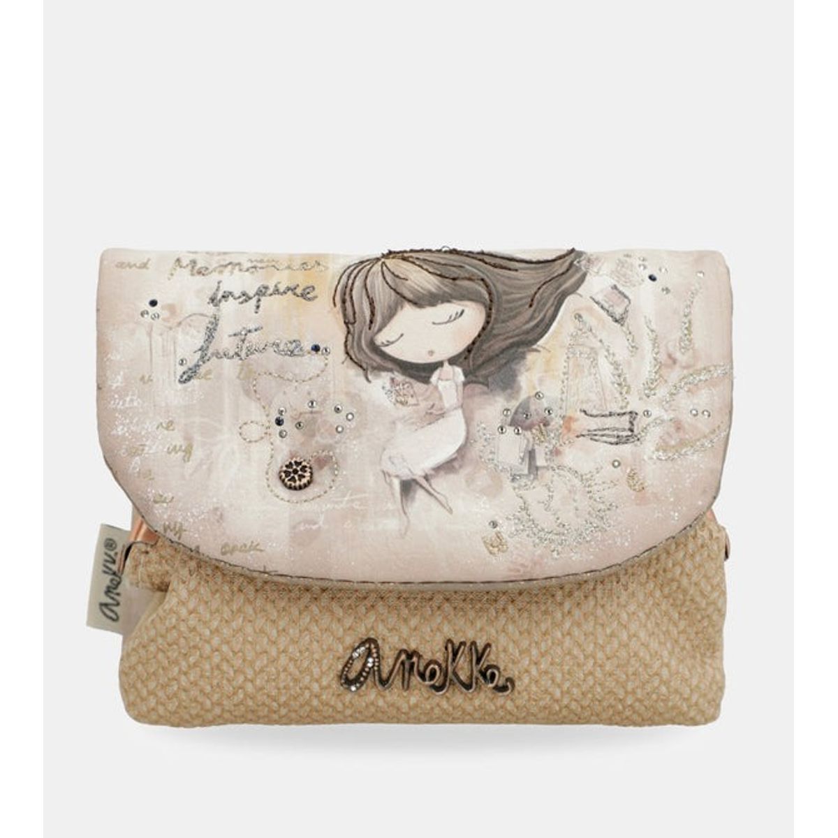 GENERICO - Monedero Broche Vintage Dama-Anekke Memories