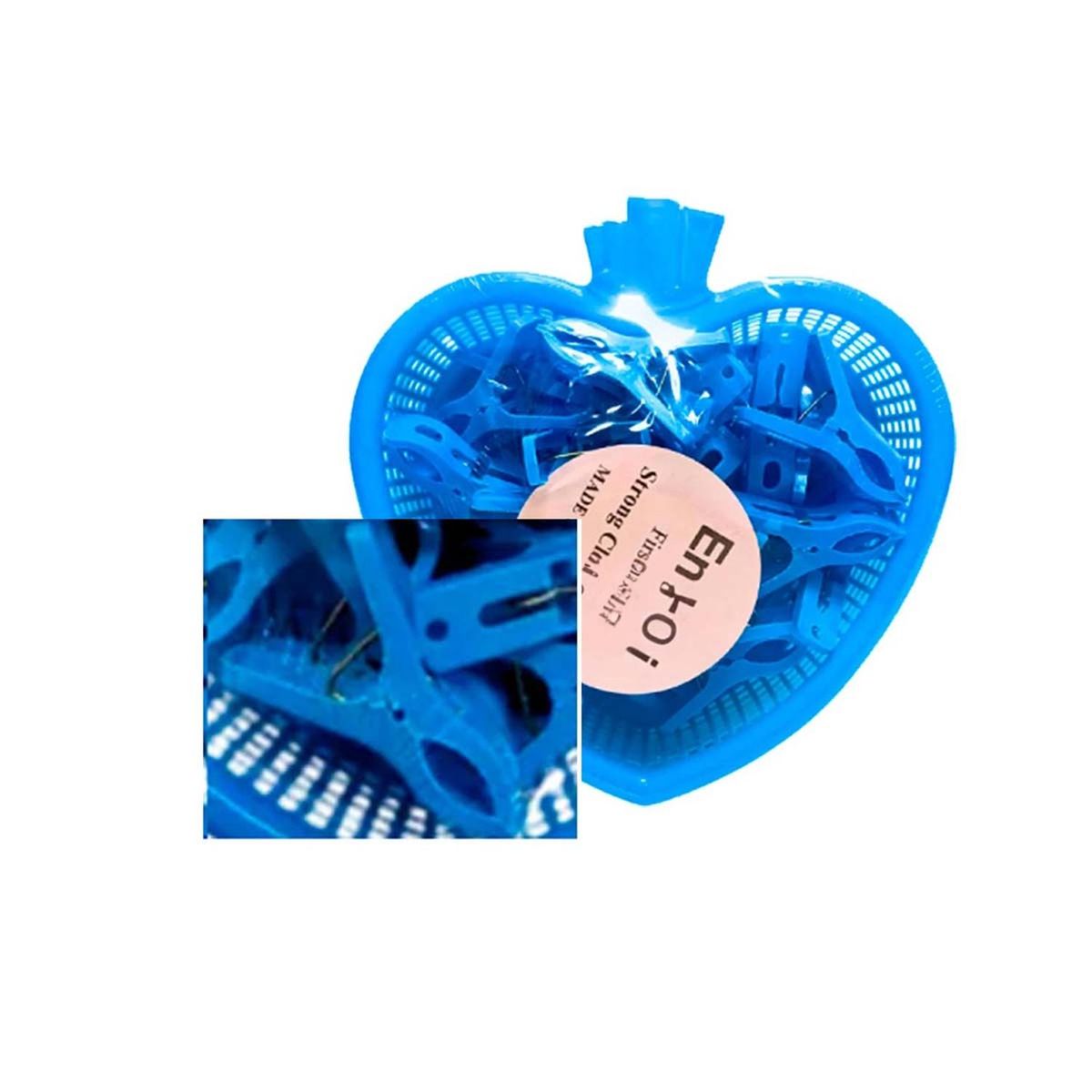 RYBIU IMPORT - Cesto Cómodo con Ganchos en Color Celeste Y+Regalo Agendita