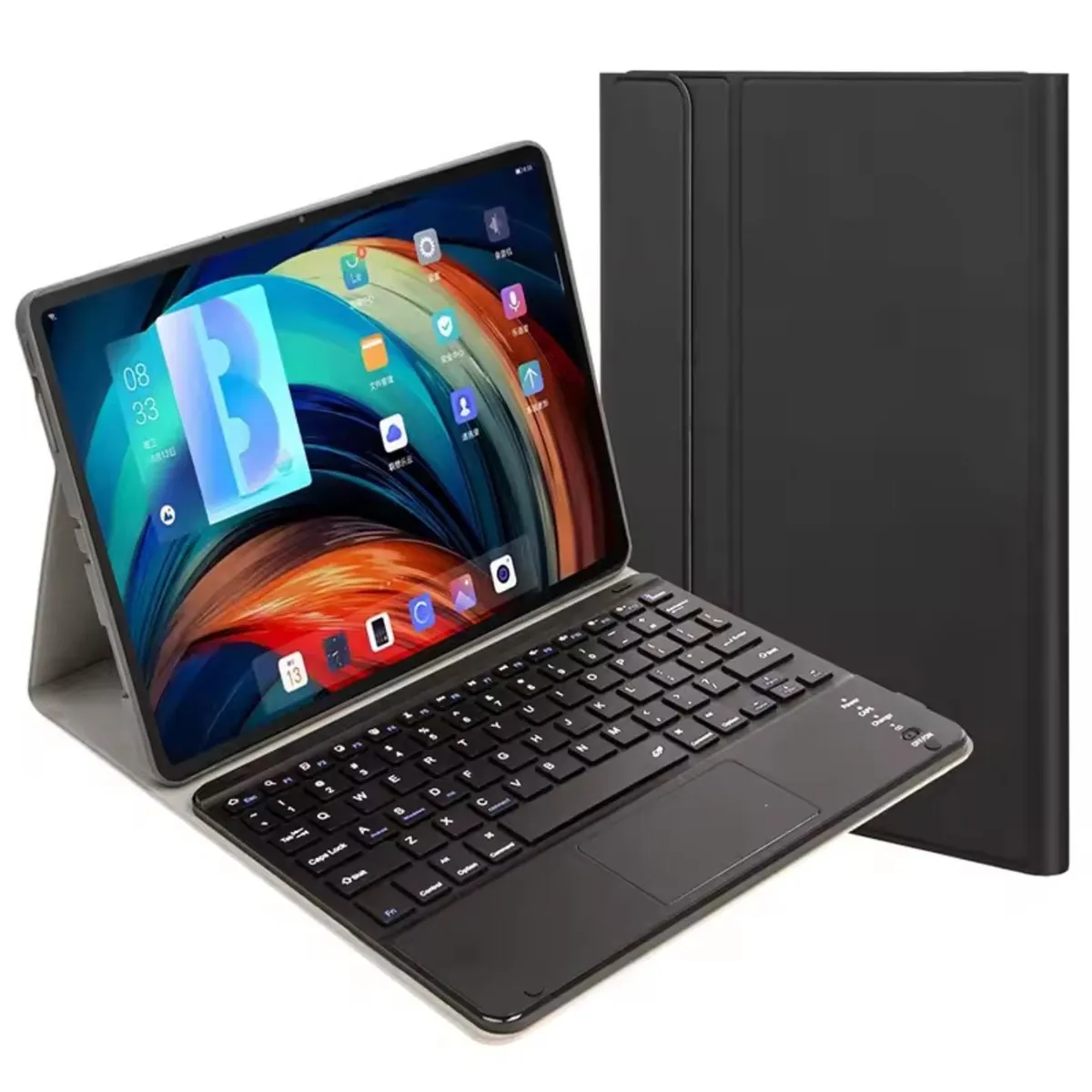 GENERICO - Funda con teclado Bluetooth para Lenovo Tab P12 12,7  TB370FU TB371FC, funda para tableta