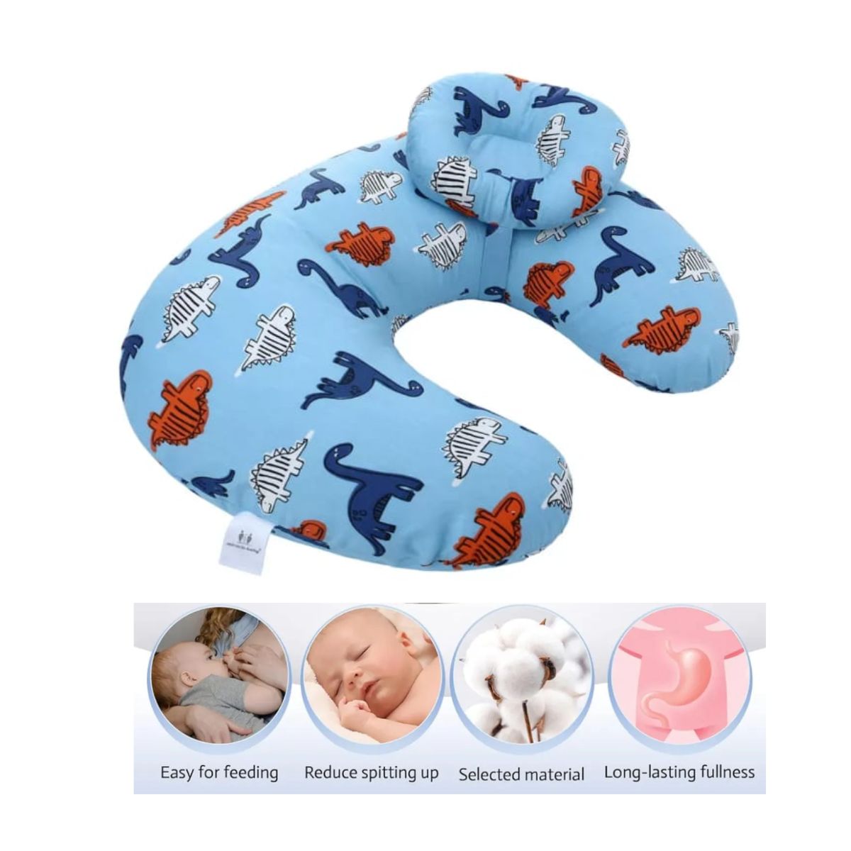 GENERICO - COJÍN  DE  LACTANCIA MULTIFUNCION 4 EN 1