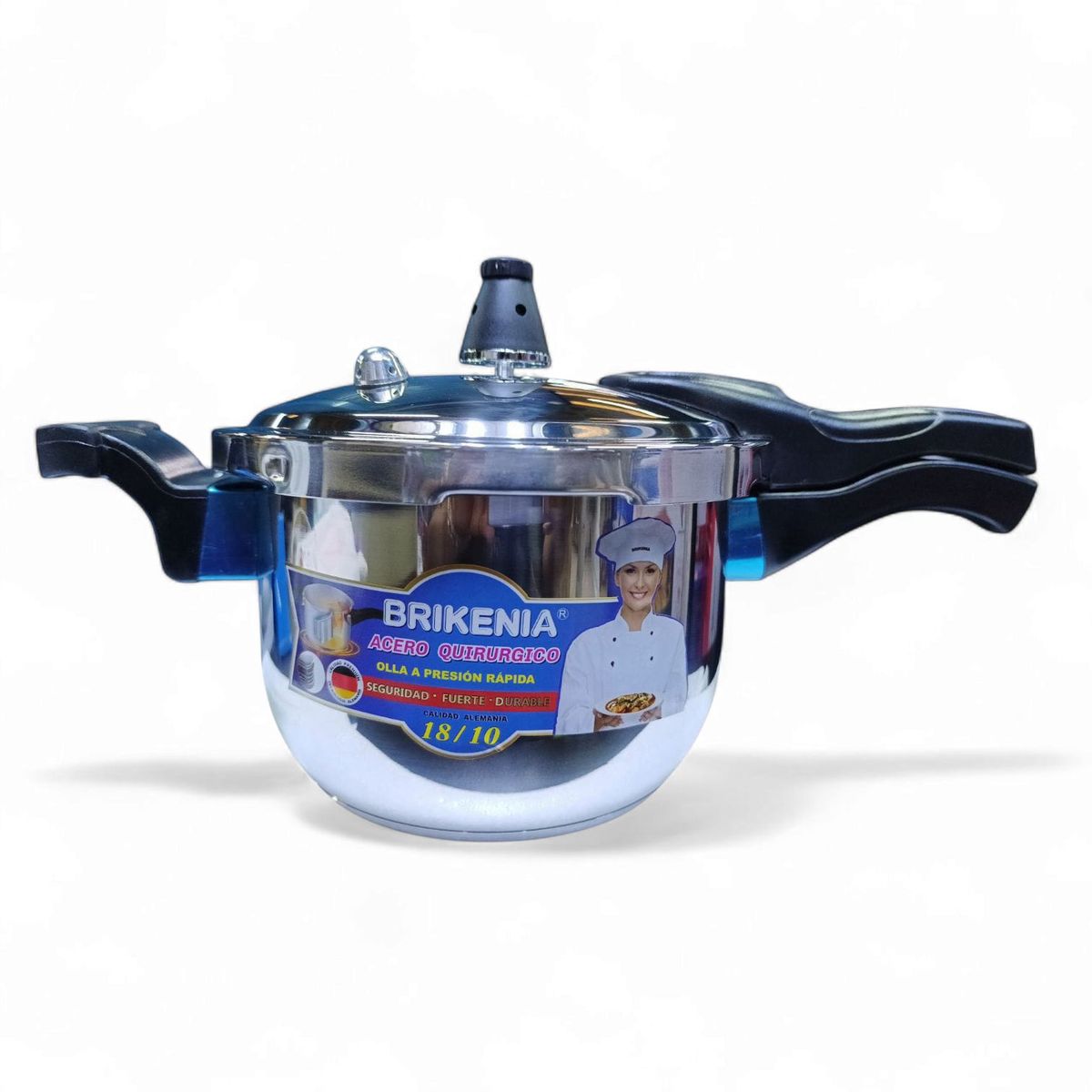 GENERICO - OLLA A PRESIÓN  BRIKENIA  DE 3 LITROS PA-013AR