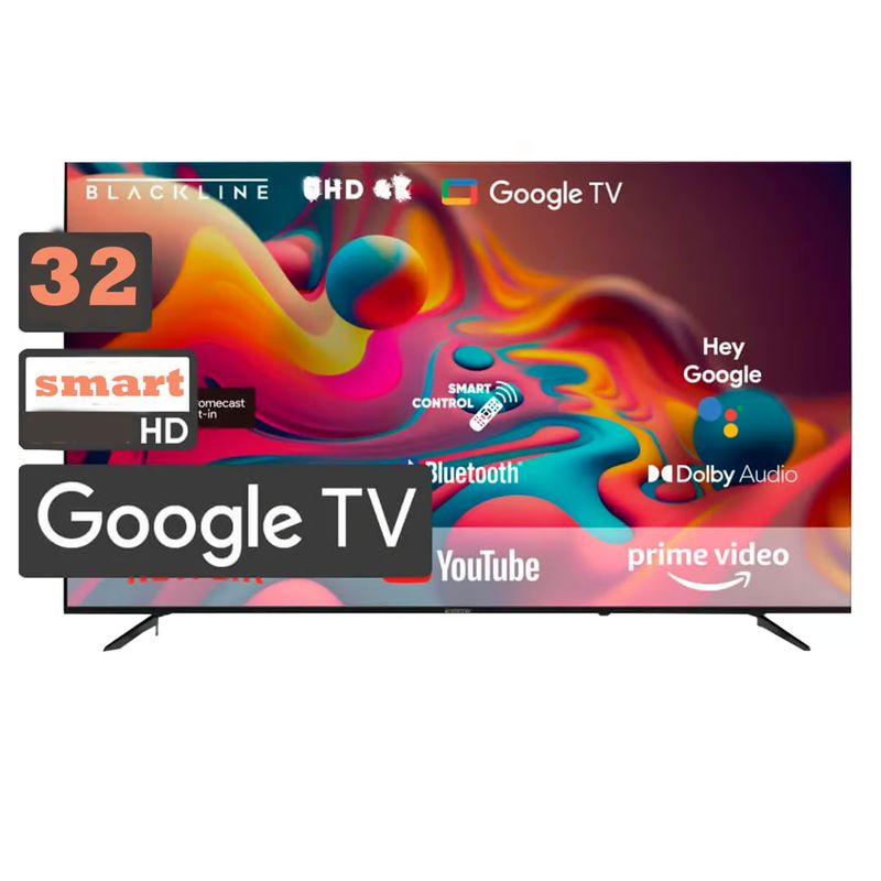 BLACKLINE - TELEVISOR BLACKLINE 32 SMART TV GOOGLE TV HD LED - BL32-T3000HD