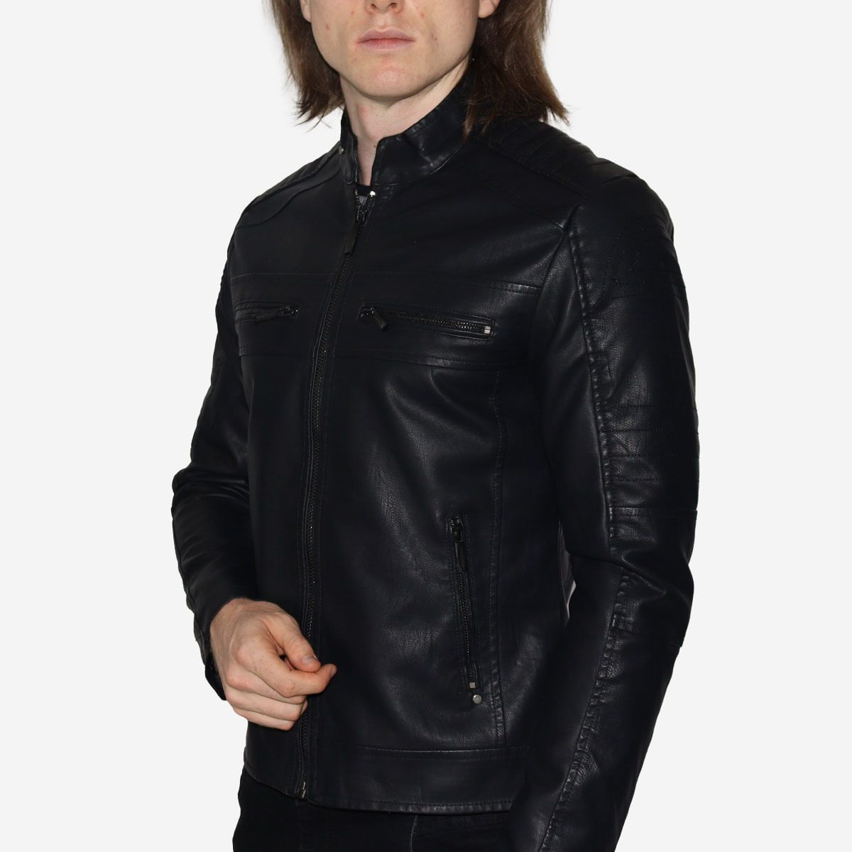 THE CULT - CASACA BIKER ECOCUERO.