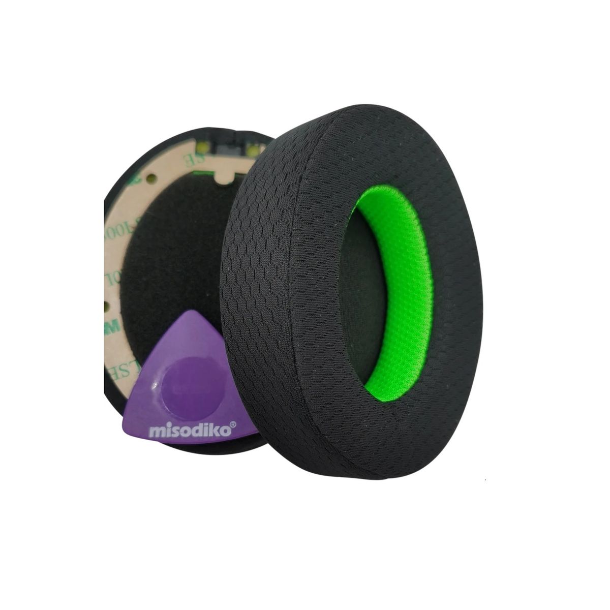 GENERICO - Almohadillas Misodiko para audifonos Beats Studio 3 y Studio 2 color negro genérica