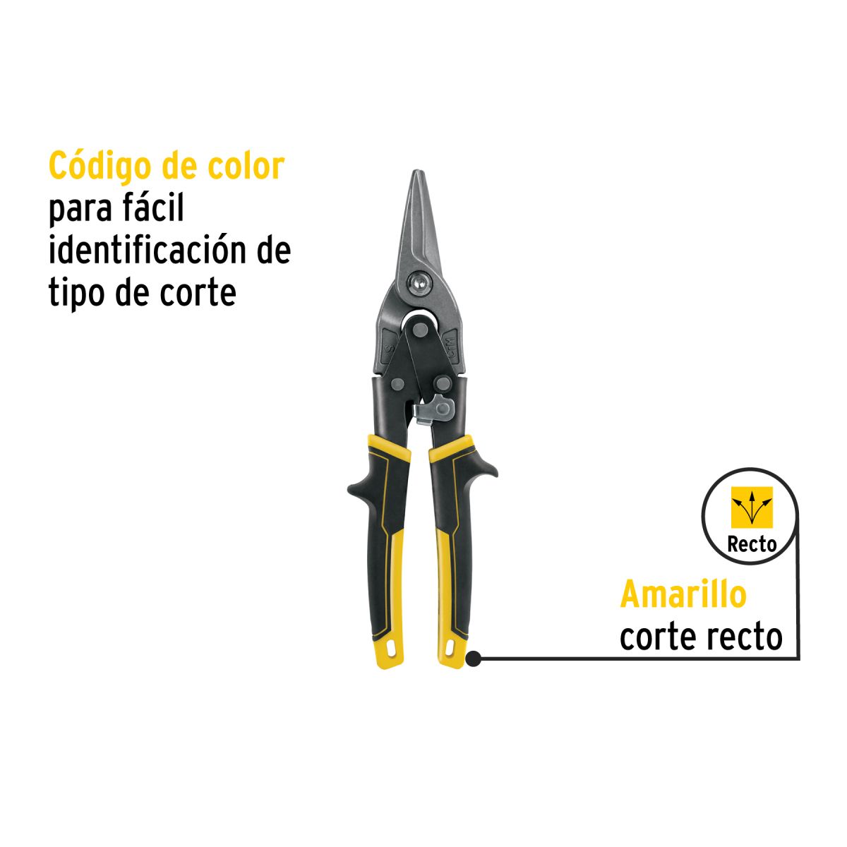 TRUPER - Tijera de Aviación Corte Recto Drywall TRUPER 18531