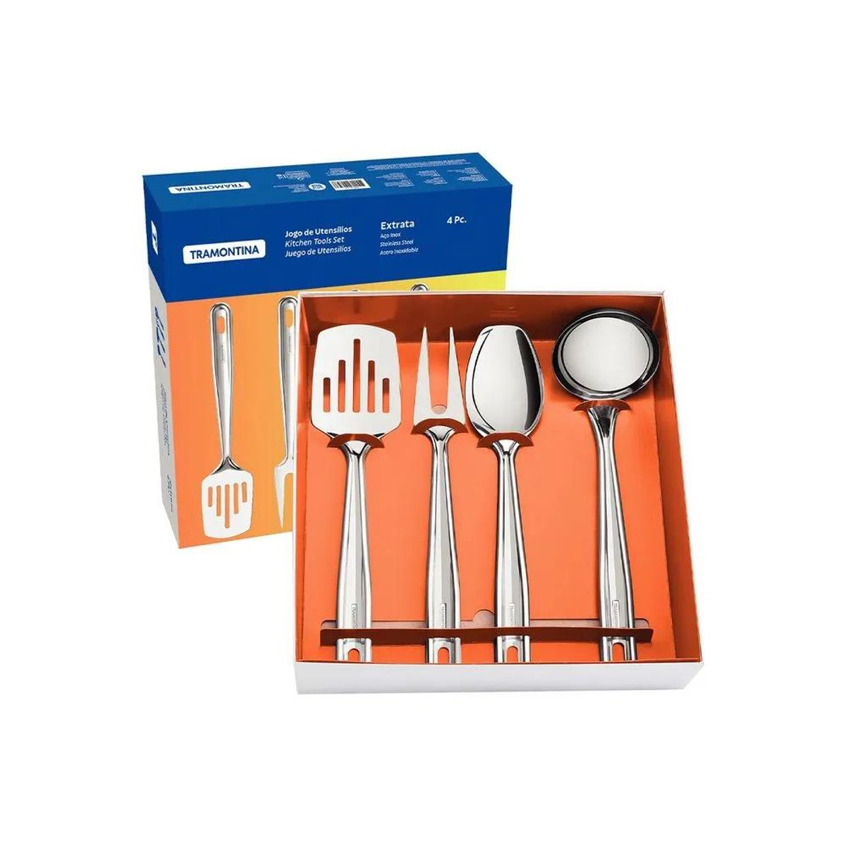 TRAMONTINA - Juego de Utensilios x 4 pzas Extrata - Tramontina-10390089