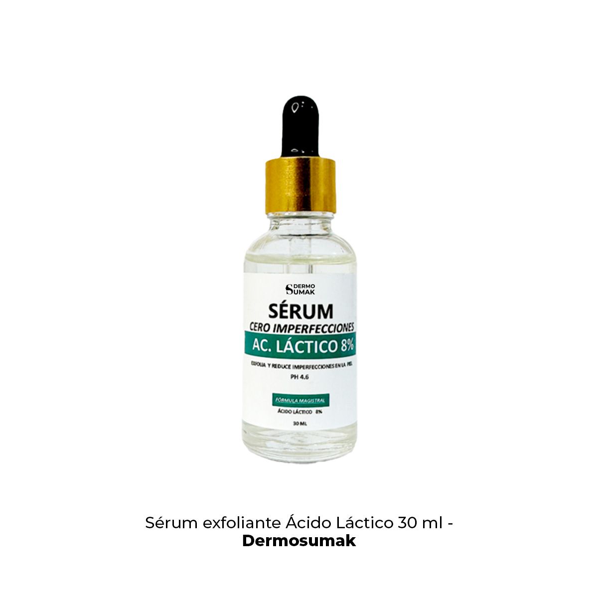GENERICO - Sérum exfoliante Ácido Láctico 30 ml - Dermo Sumak