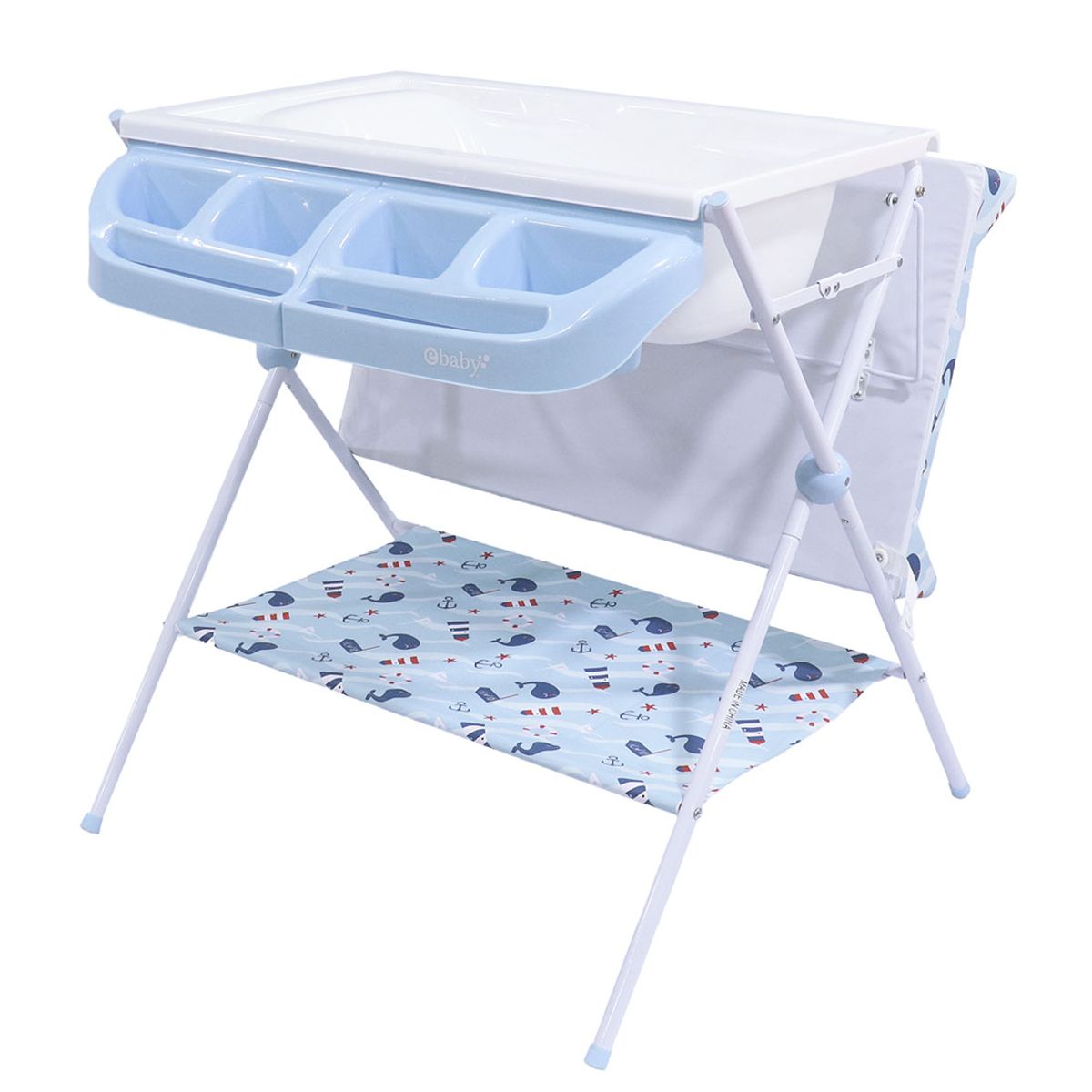 EBABY - Bañera Cambiador MAXI 830-1 Azul