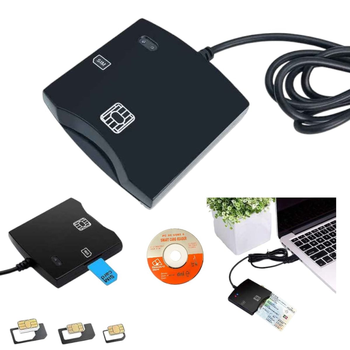 OEM - Lector USB para Tarjeta Inteligente y DNI Electrónico de Perú