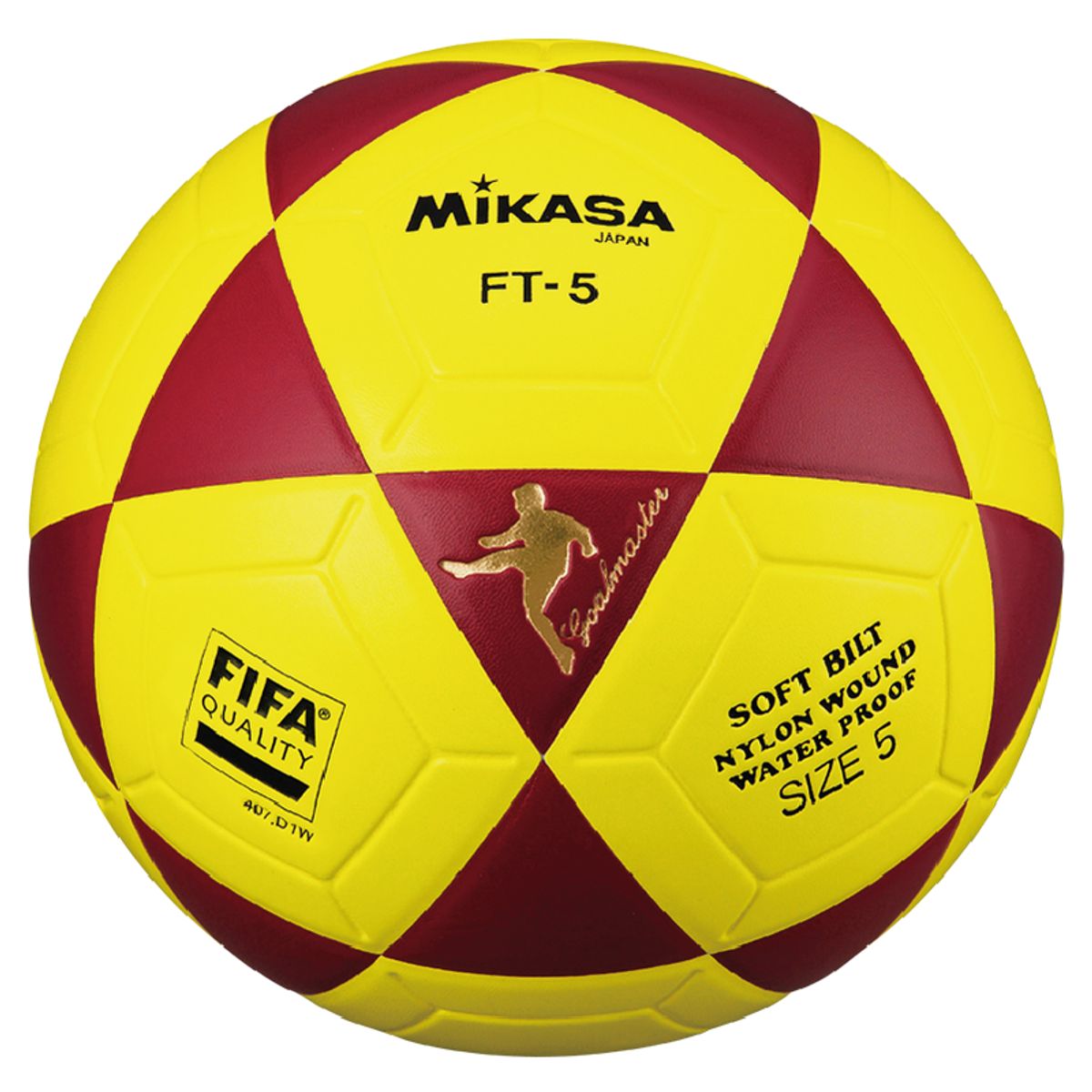 MIKASA - PELOTA DE FÚTBOL MIKASA -  FT-5 - RY -  FIFA QUALITY