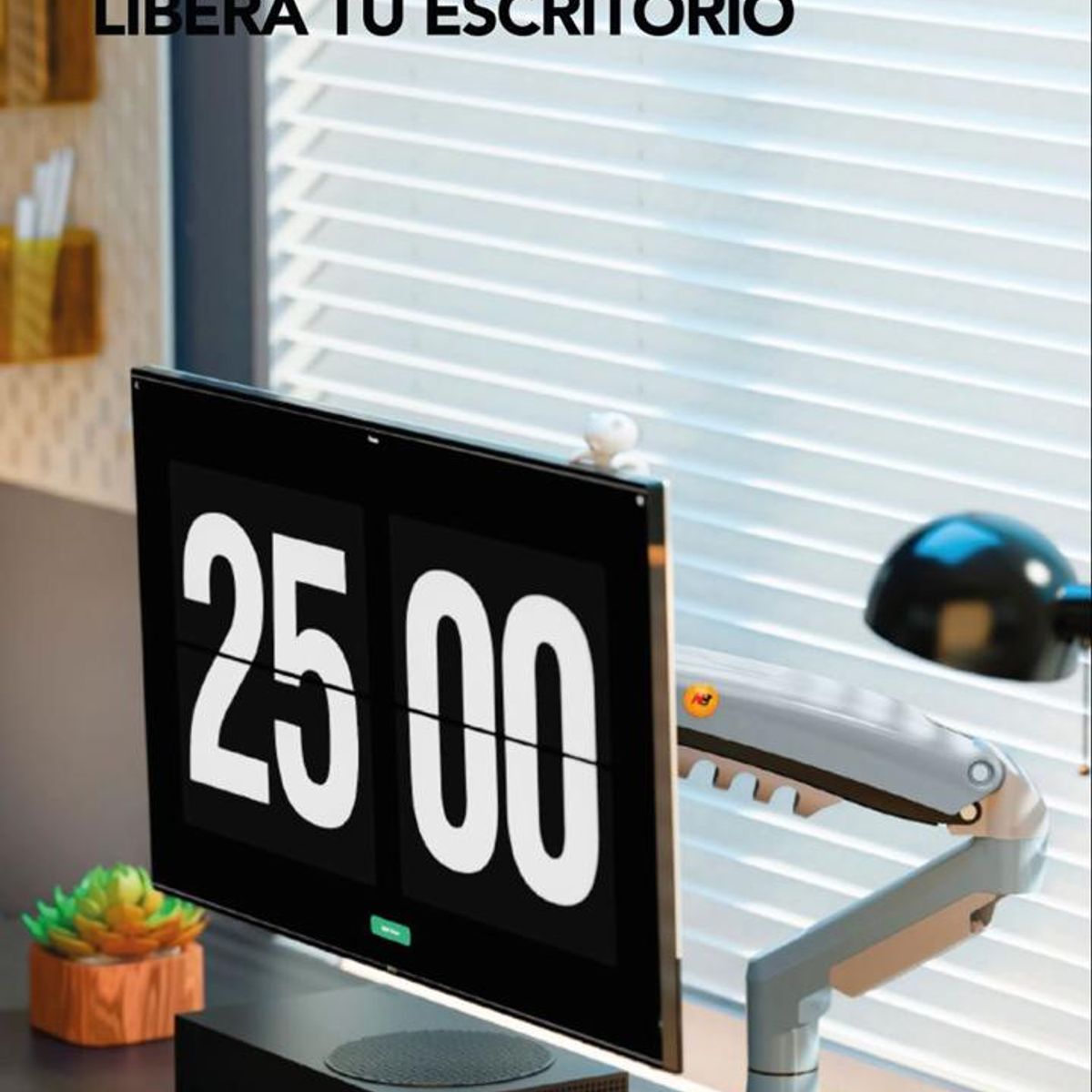 NB NORTH BAYOU - Rack Soporte Flexigas de Mesa Para Monitores NB F80