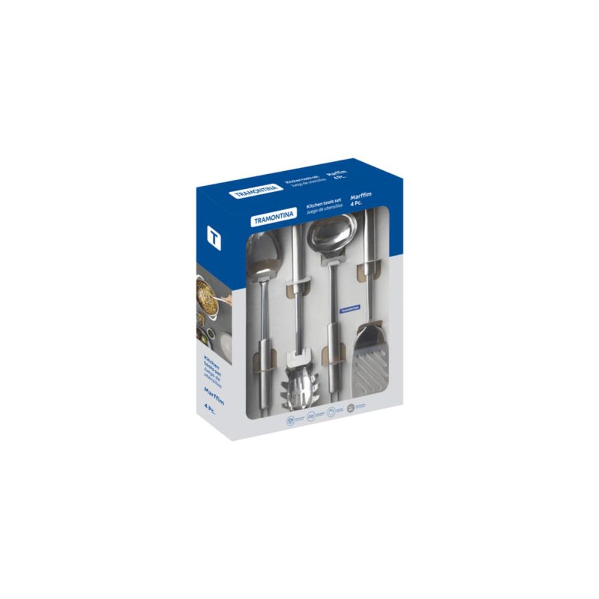TRAMONTINA - JUEGO DE UTENSILLO X 4 PIEZAS MARFIM -10286531