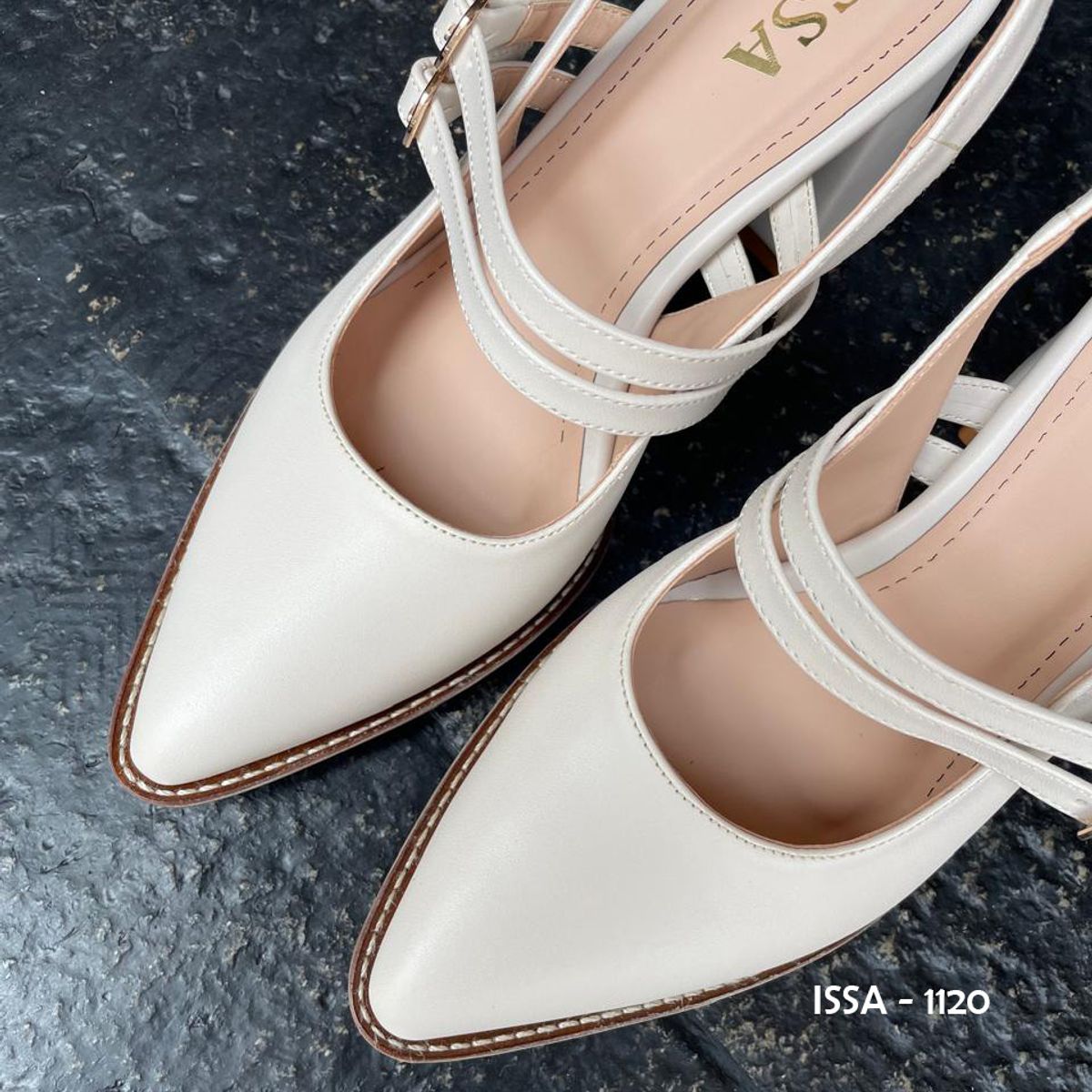 GENERICO - ESTILETOS SANDRA PARA DAMA EN OFFWHITE TACO 7