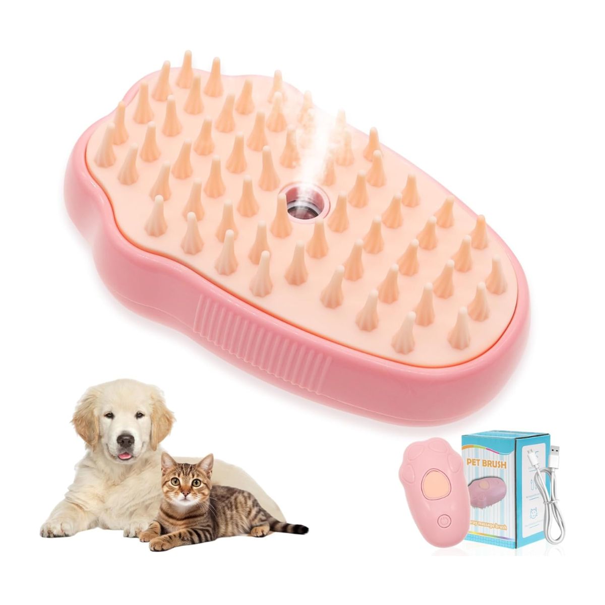 GENERICO - CEPILLO VAPORIZADOR PARA MASCOTA