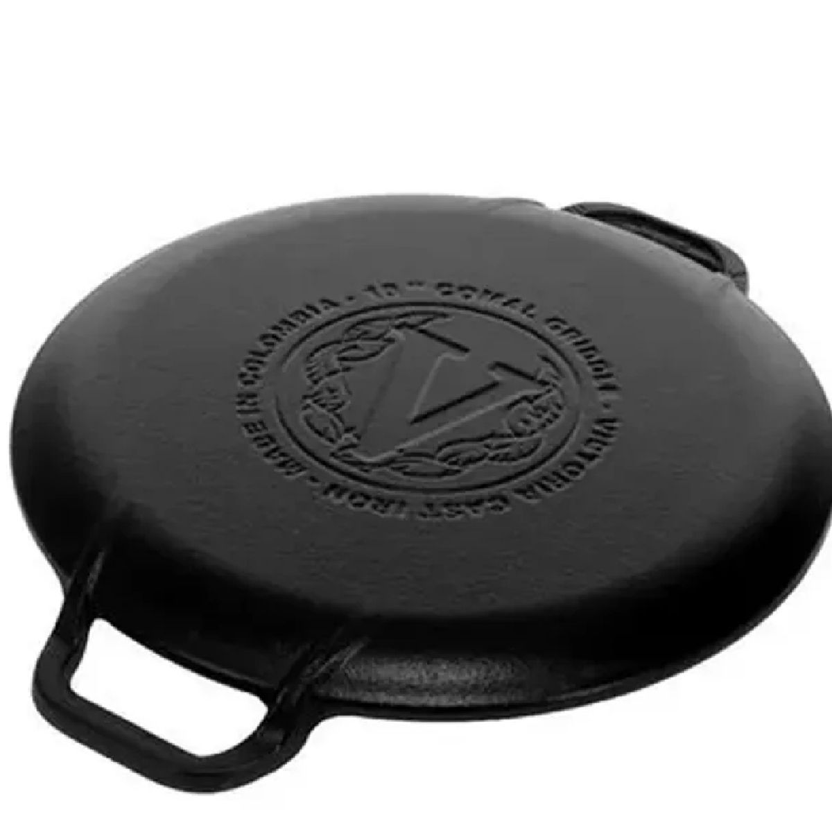 VICTORIA - Plancha para Pizza Victoria de 25 cm con Asas de Hierro Fundido