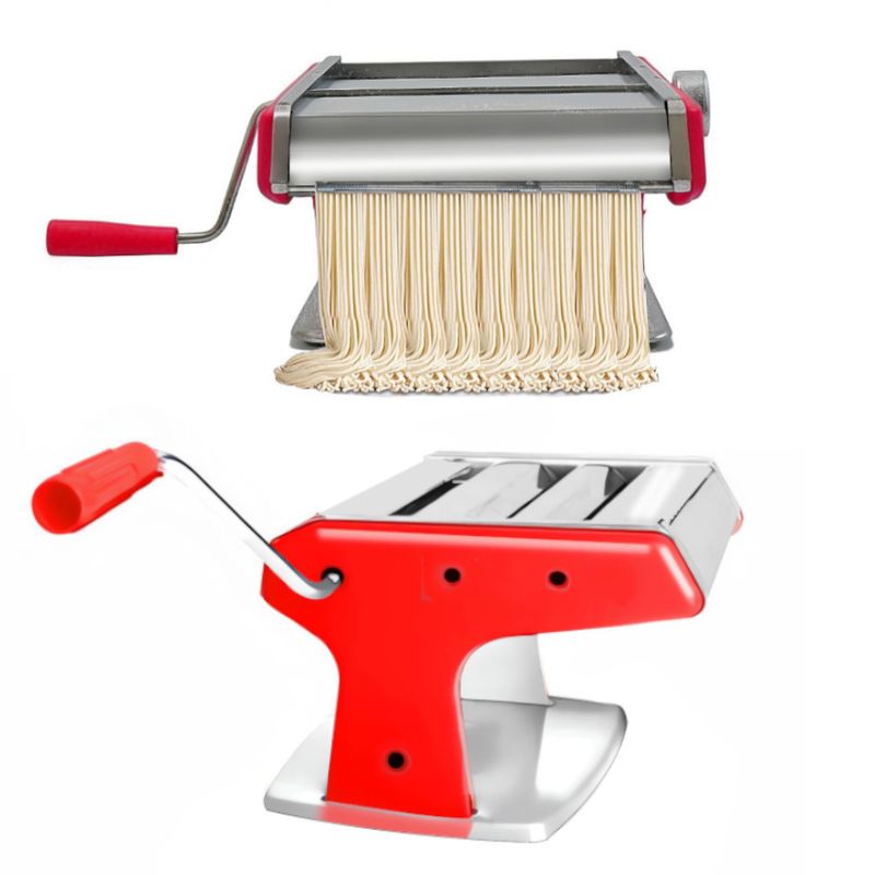 GENERICO - Máquina Acero Cortadora Laminadora Fideos Pasta Espaguetti