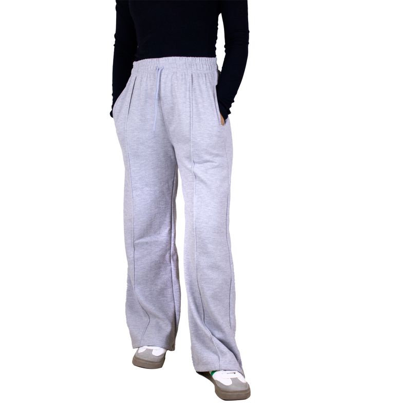 GENERICO - PALAZO JOGGER BUZO DE FRANELA DAMA