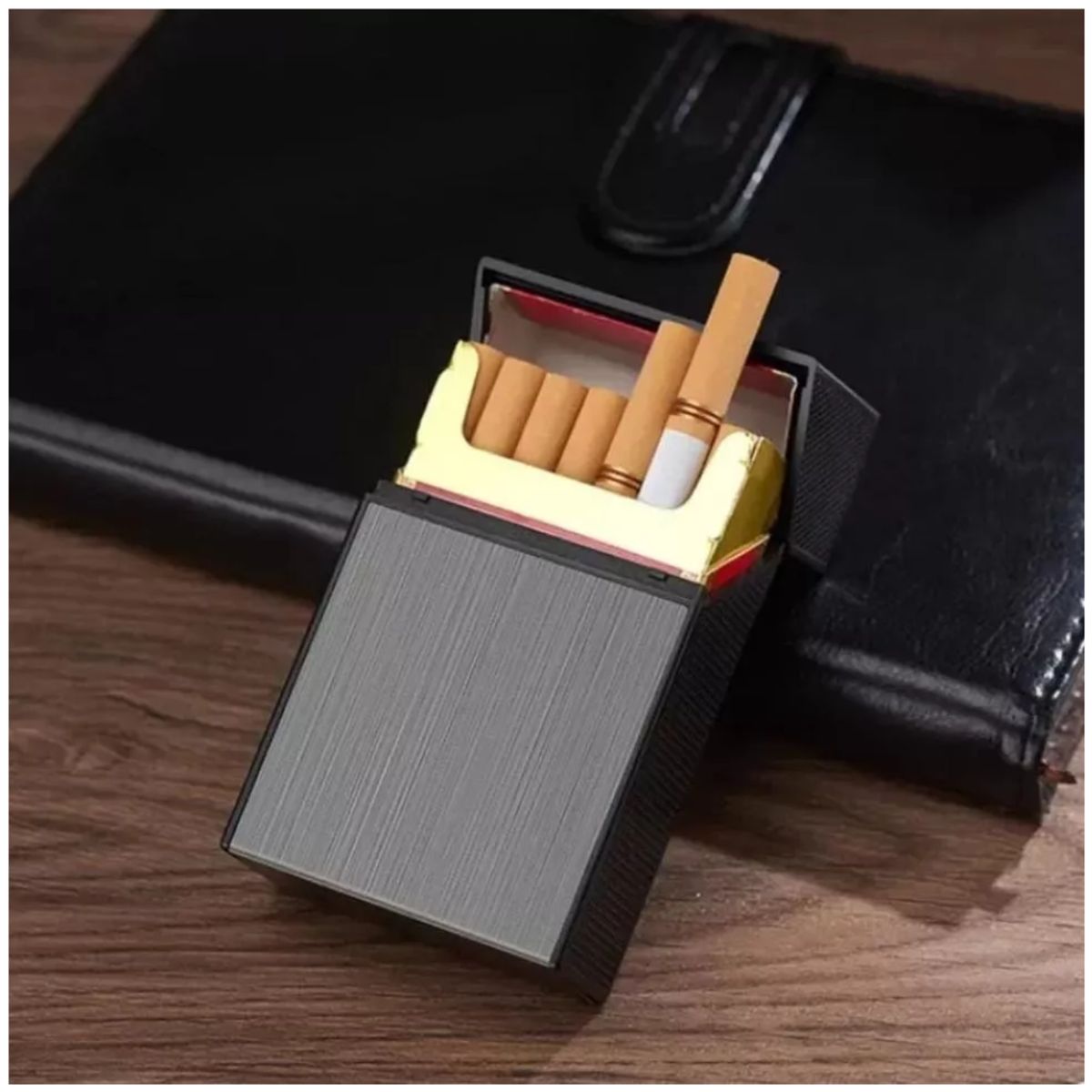 INSPIRA MARKET - Porta Cigarrera estuche Encendedor