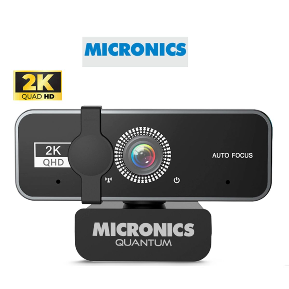 MICRONICS - Camara Web QUANTUM MIC W700+ TRIPODE 1440QHD LENTE 2P2G MICRONICS