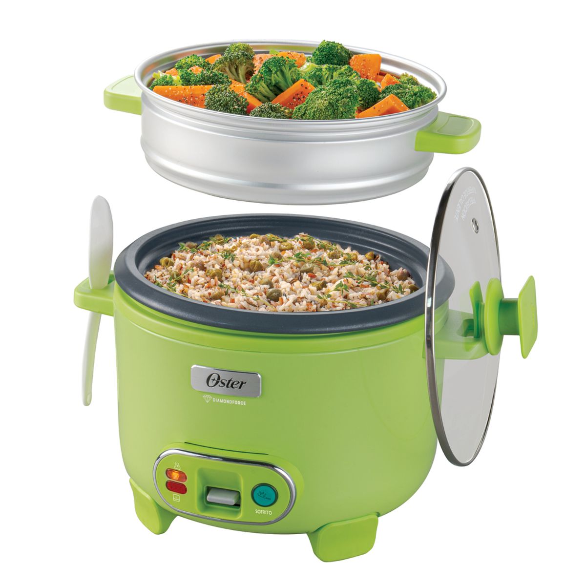 OSTER - Olla arrocera Oster 1.8L c/vaporera CKSTRC10DFGRN 053