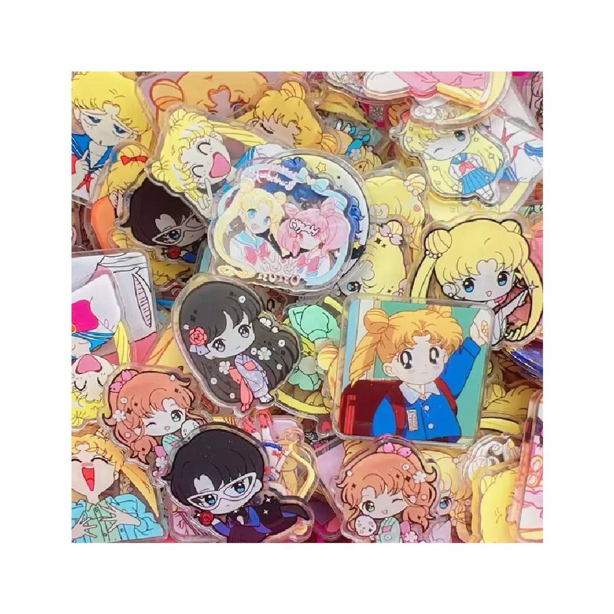 GENERICO - Acrilicos al Azar 10 unidades de Sailor Moon